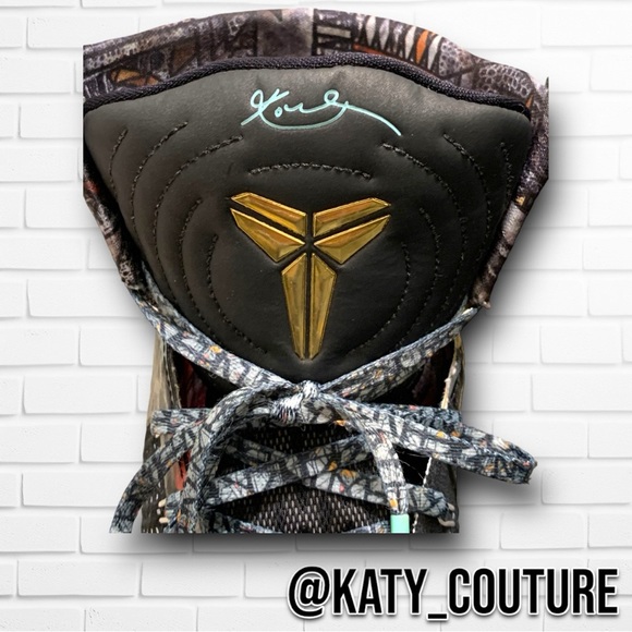 NIKE KOBE 9 NOLA GUMBO LEAGUE MAESTRO W/ ORIGINAL BOX, US MENS SIZE 12, MINT. - Picture 6 of 16